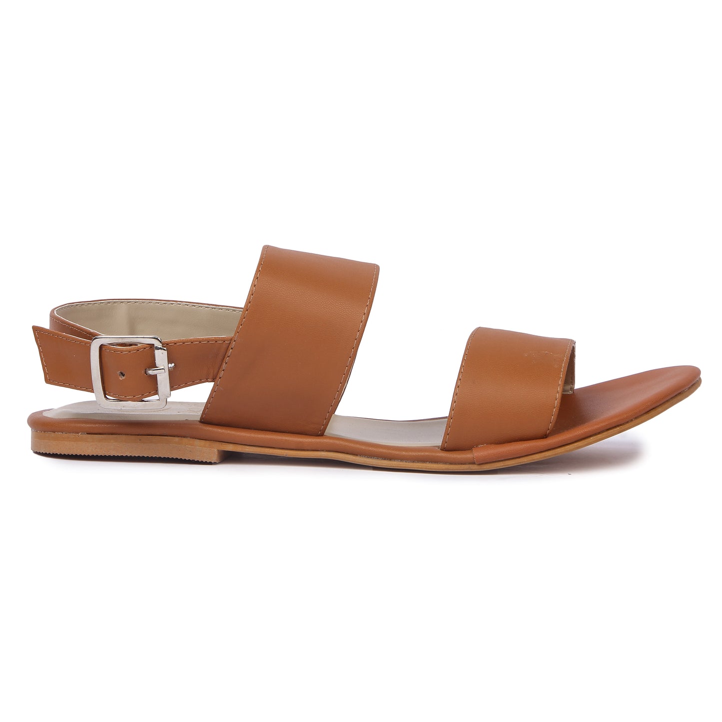 Brown Buckled Sandals